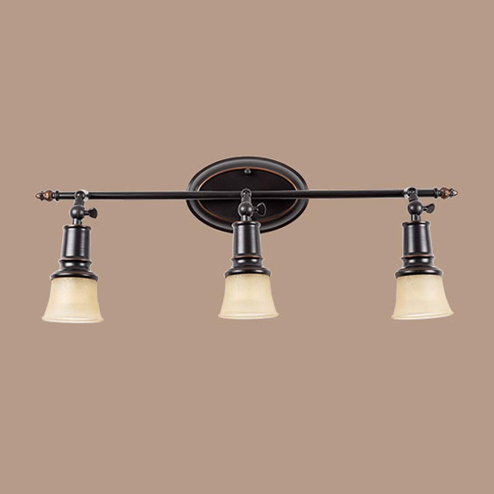 Luqeeg Lámpara De Araña, Iluminación Puntual De Techo De 3 Vías Negra, Cabeza De Luz Moderna Y Flexible, Incluye 3 Bombillas LED GU10, Adecuada Para Granja, Cocina, Restaurante, 85‑265 V