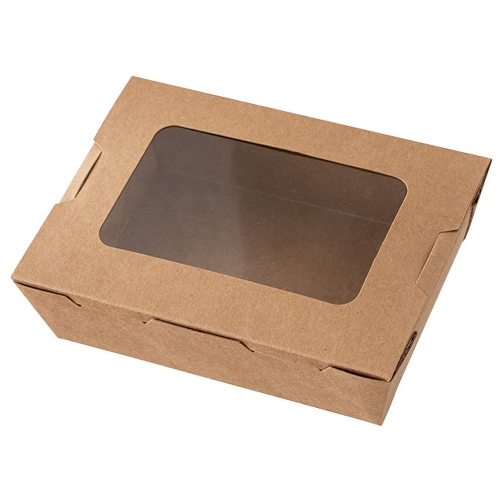 テリー出品 1箱 4/18まで Amazon｜ヘッズ デリボックス 16.5×4.6×13cm 茶色 50枚 食品対応