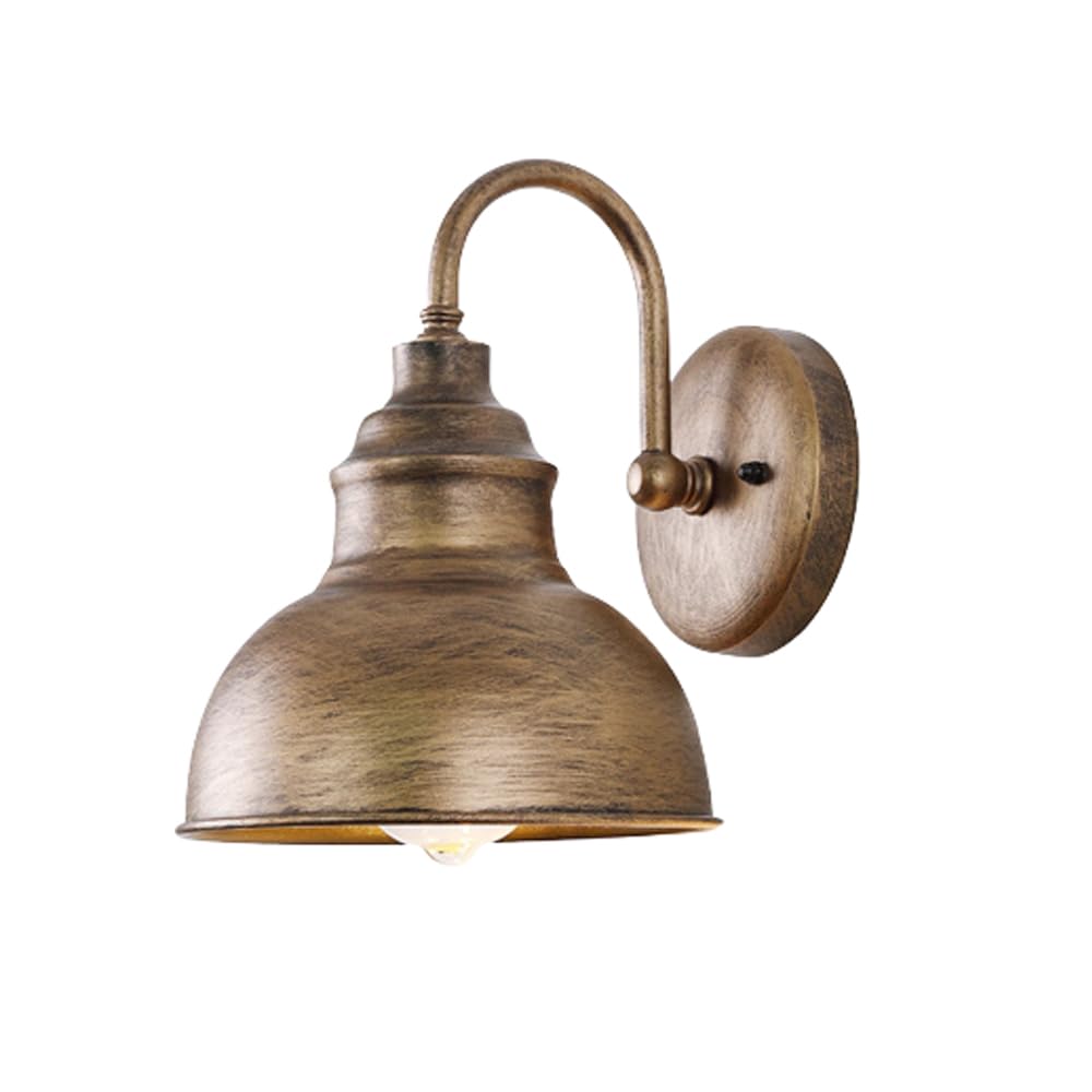 Lámpara de pared de exterior vintage con casquillo E26 E27 para iluminación de hogar