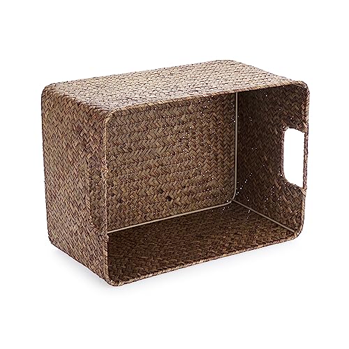 Panier en jonc de mer IGNPION pour optimiser le rangement des serviettes