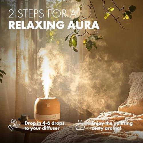 Image of Esslux Palmarosa Essential Oil for Stress Relief - Pure, Therapeutic Grade Palmarosa Oil - Perfect for Aromatherapy, Inner Defenses & A Healthier Complexion - Use on Skin - 90 ML