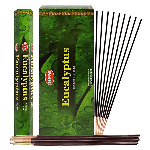 Trumiri DND--501413-6-8OZ-P Eucalyptus Incense Sticks And Incense Stick Holder Bundle Insence Insense Hem Incense Sticks thumb #1