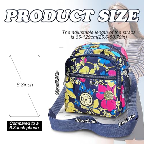 Crossbody Bag, Crossbody Purse Shoulder Crossbody Bag with Multiple Zipper Pockets for Women, Crossbody Handbag2