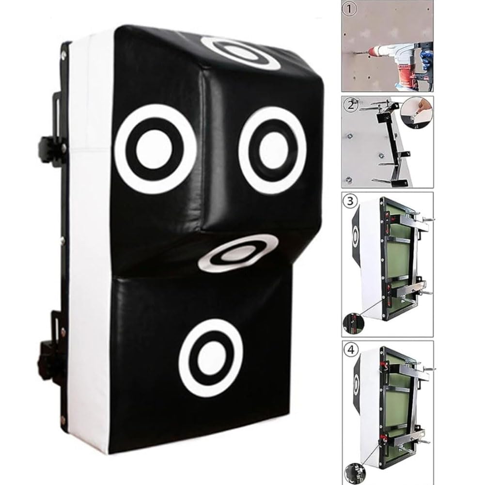 Boxwand, Boxtraining Boxen Sport Box Trainingsgeräte Boxsack tür Boxtraining für Zuhause Brown 70 * 40 * 30cm