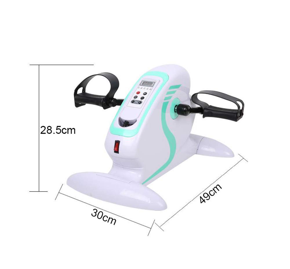 Unter dem Schreibtisch Pedaltrainer Fitness elektrisch motorisierter Mini-Fahrradtrainer, elektrisches Pedalfahrrad tragbare Fitnessübungen Arme/Beine Widerstandszyklus Indoor Gym Minitrainer