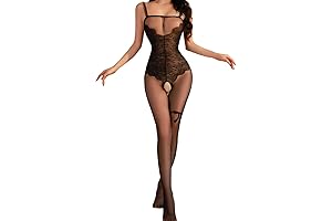 Fishnet Tights Black Sheer Bodystocking Backless Sexy Lace Babydoll Bodysuit Tight Nightwear
