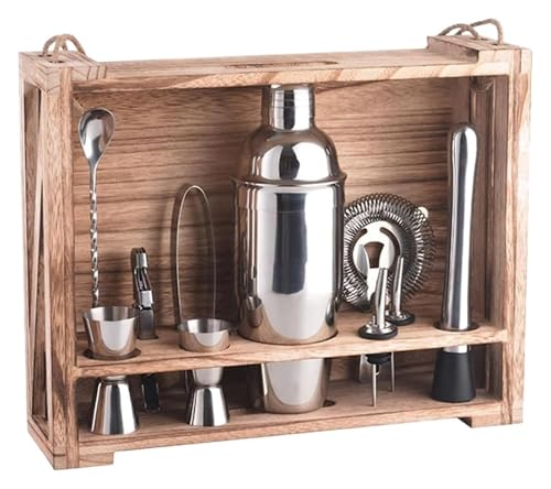 Set de Coctelera y Accesorios en Acero Inoxidable miniatura 1