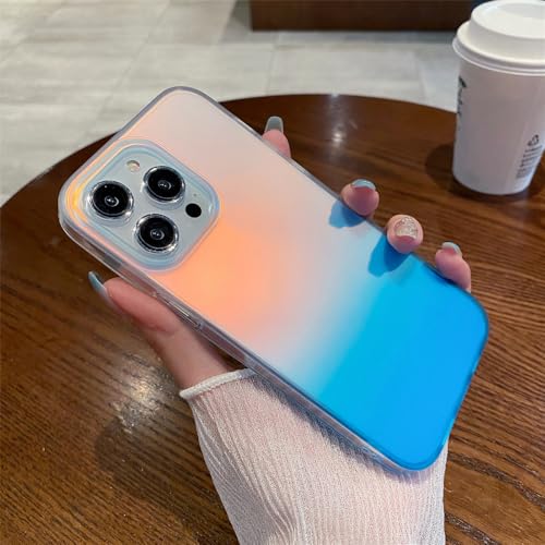 Coque iPhone 12 mate effet laser dégradé pour protéger votre téléphone au quotidien