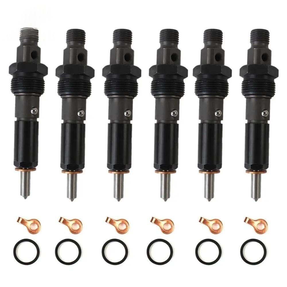 Fuel Iniettore Iniettore Carburante Per KDAL59P6 | 6 pezzi 3283562 Set Kit anello porta ugello da 5,9 litri P7100 Accessori di ricambio per auto