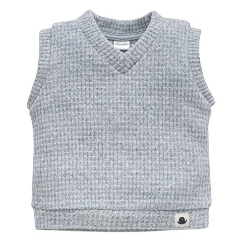 Pinokio Baby - Jungen Charlie, 77% Viscose 20% Polyester 3% Elastane, Blue, Boys Gr. 62-104 Sweater Vest, Blau, 104 EU Cover