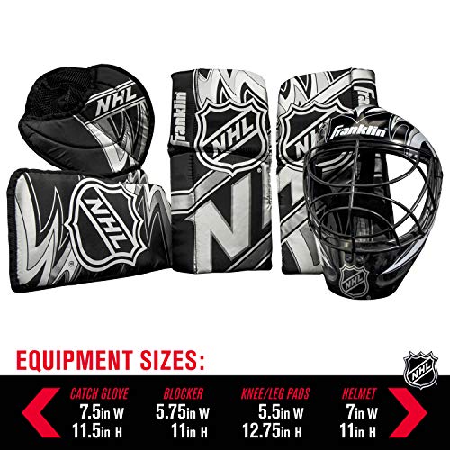 Franklin Sports 12436 Nhl Mini Hockey Goalie Equipment With Mask Set, Colors May Vary, 4-10 Yrs #TOP2