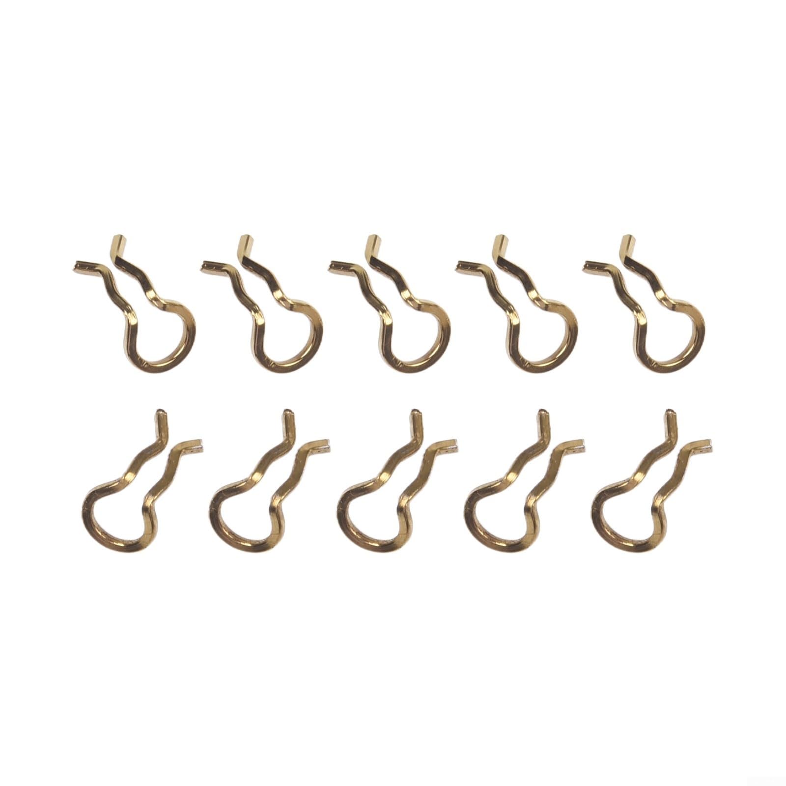rockible Clip a Molla di Fissaggio per Pinza Bici da 10 Pezzi, Clip a Molla di Ricambio per Carichi Pesanti per La Riparazione delle Pastiglie dei