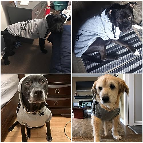 Acbagi Dog Warm Hoodies Dog Sweaters for Large Dogs Dog Clothes for Medium Dogs Dog Winter Clothes for Large Breed Boys& Girl (Pink, Large) - Image 4