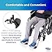 Invacare Wheelchair Elevating Legrest with Padded Calf Pads, Footrest with Swing Away Function, Adjustable Length, Tool-Free Installation, Designed for Invacare Wheelchair