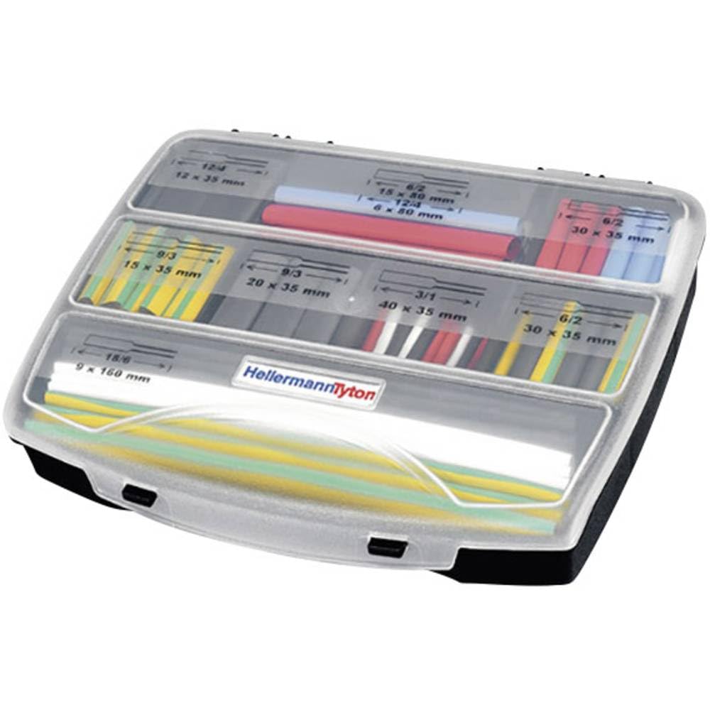 Estuche surtido de 177 tubos térmicos multicolores
