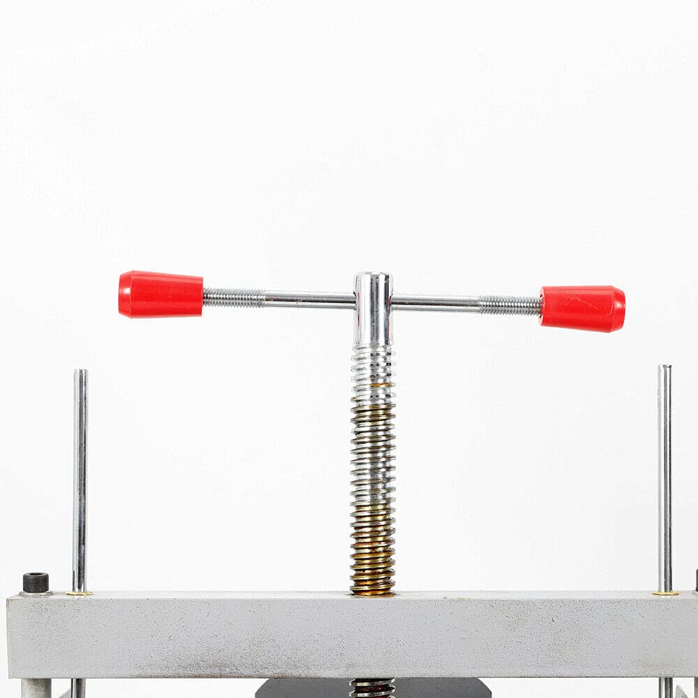Professione Rilegatrice Spianatrice manuale in acciaio inox A4 con barra di bilanciamento Pressione massima 1500 kg Spianatura e formatura per fatture Libri contabili