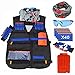 Chaleco táctico para N-Strike Serie Elite, Chaqueta Táctica para Pistola Serie Juego de Batalla,Tactical Vest Kit Chaleco para niños Serie de Elite Juguete