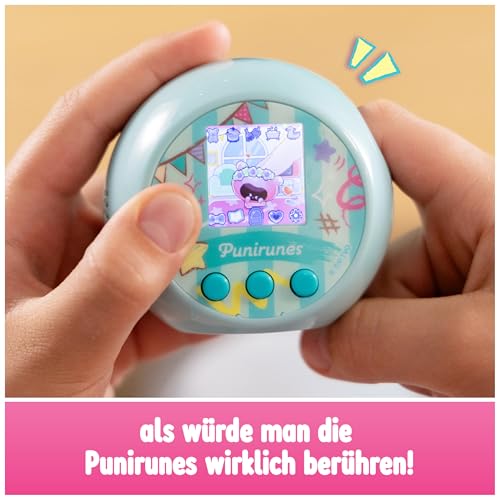 Punirunes - Interaktives digitales Spielzeug mit LED Display und 55 Charakteren, die auf Bewegung mit dem Finger im inneren der Box reagieren, ab 5 Jahren