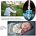 Rainbow Guardian Angel Crystal Suncatcher as Home/Car Decoration & Porch Decor & Hangings Crystal Glass Ornament for Mom Women (Blue)