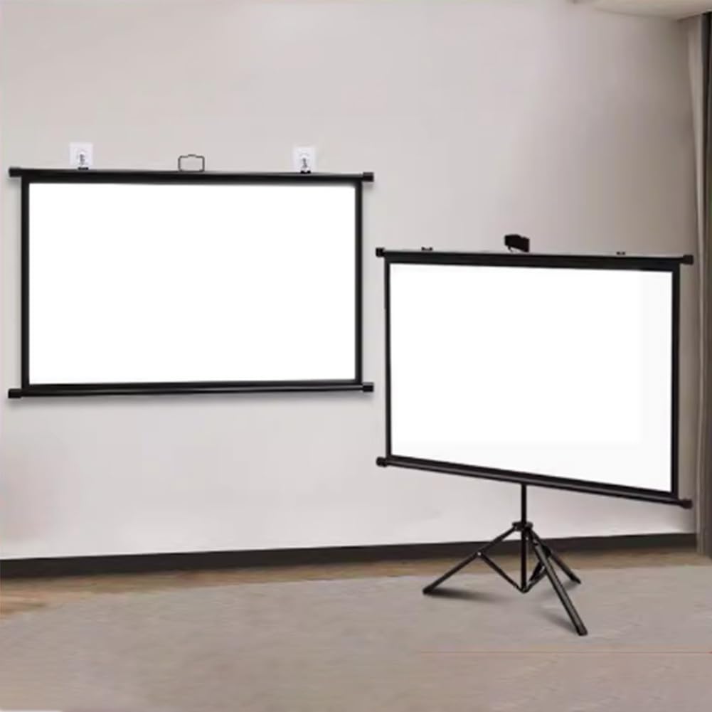 Pantalla de proyección portátil para cine en casa, patio, oficina y fiestas