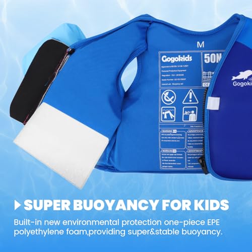 Image of Gogokids Puddle Float Jumper 33-66 Pounds, Toddler Swim Vest Kids Floaties