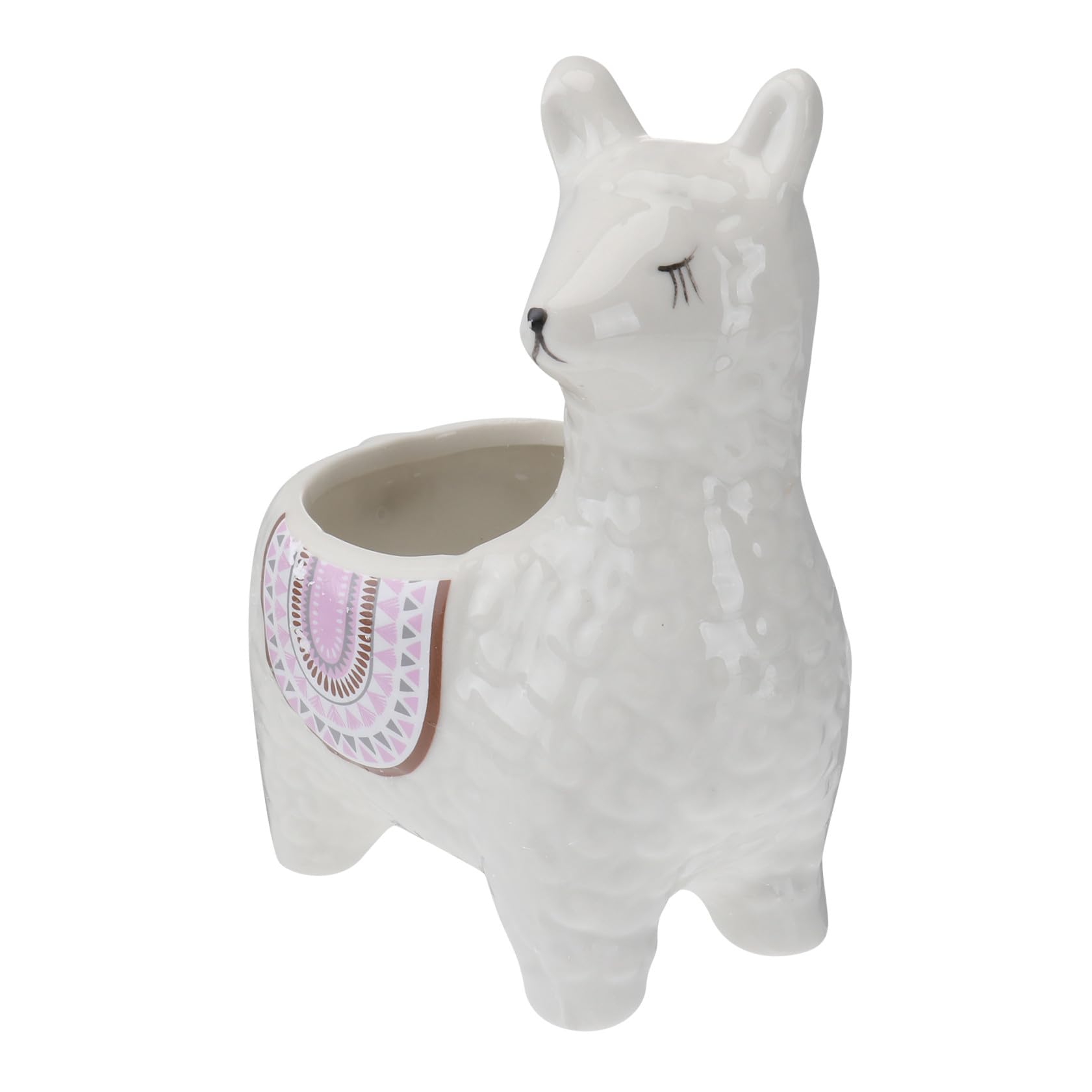 Pot de fleurs alpaga céramique pour une déco de salon zen