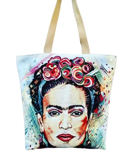 Sac cabas jacquard Frida de fabrication française haut de gamme