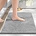 HITSLAM Chenille Badezimmerteppich, 40x60cm Badematte rutschfest,...