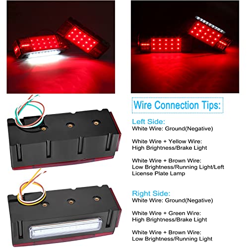 Image of LIMICAR Boat Trailer Lights with Backup Reverse Lights & 15-LED Light Bar