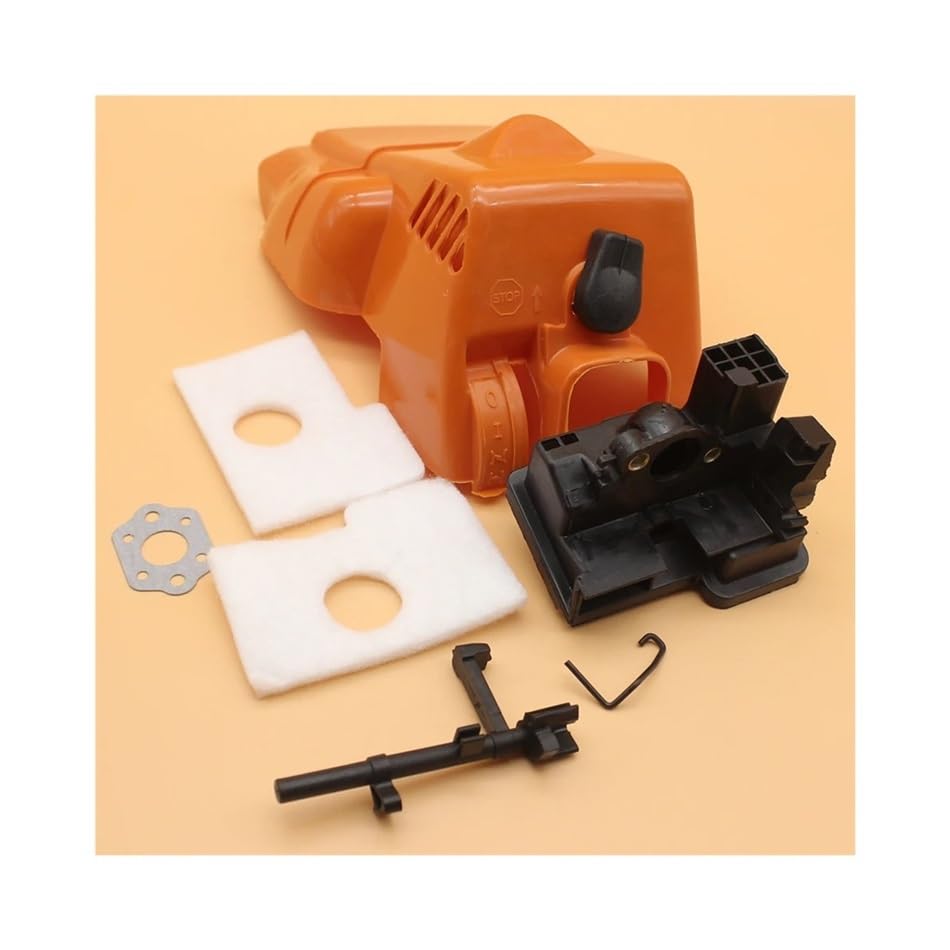 Kit de Filtro de Aire del Adaptador del carburador de la Cubierta del Cilindro del Motor Superior for MS180 MS170 MS 180 170 018 017 Repuestos for motosierras de Gasolina Piezas de Repuesto