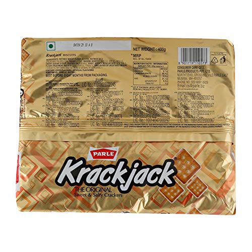 Parle Krackjack, 352.8g/400g(weight may vary)
