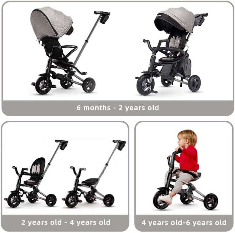 Qplay Nova Niello Trike for Toddlers & Kids (10–72 Months) – UV