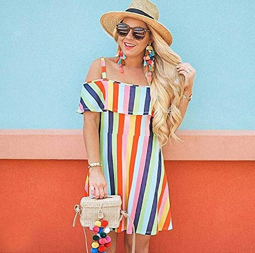 Boho Earrings for Women Long Tassel Dangle Statement Earrings Handmade Bohemian Jewelry Beach Vacation Essentials3