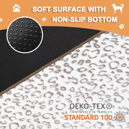Image of Qeils Reusable Puppy Pads, 2 Pack Washable Pee Pads for Dogs, Waterproof Non Slip Wee Wee pad, Absorbent and Leakproof Training Mats for Potty, Crate, Playpen, Bed, Sofa, 16 inchx 30 inch
