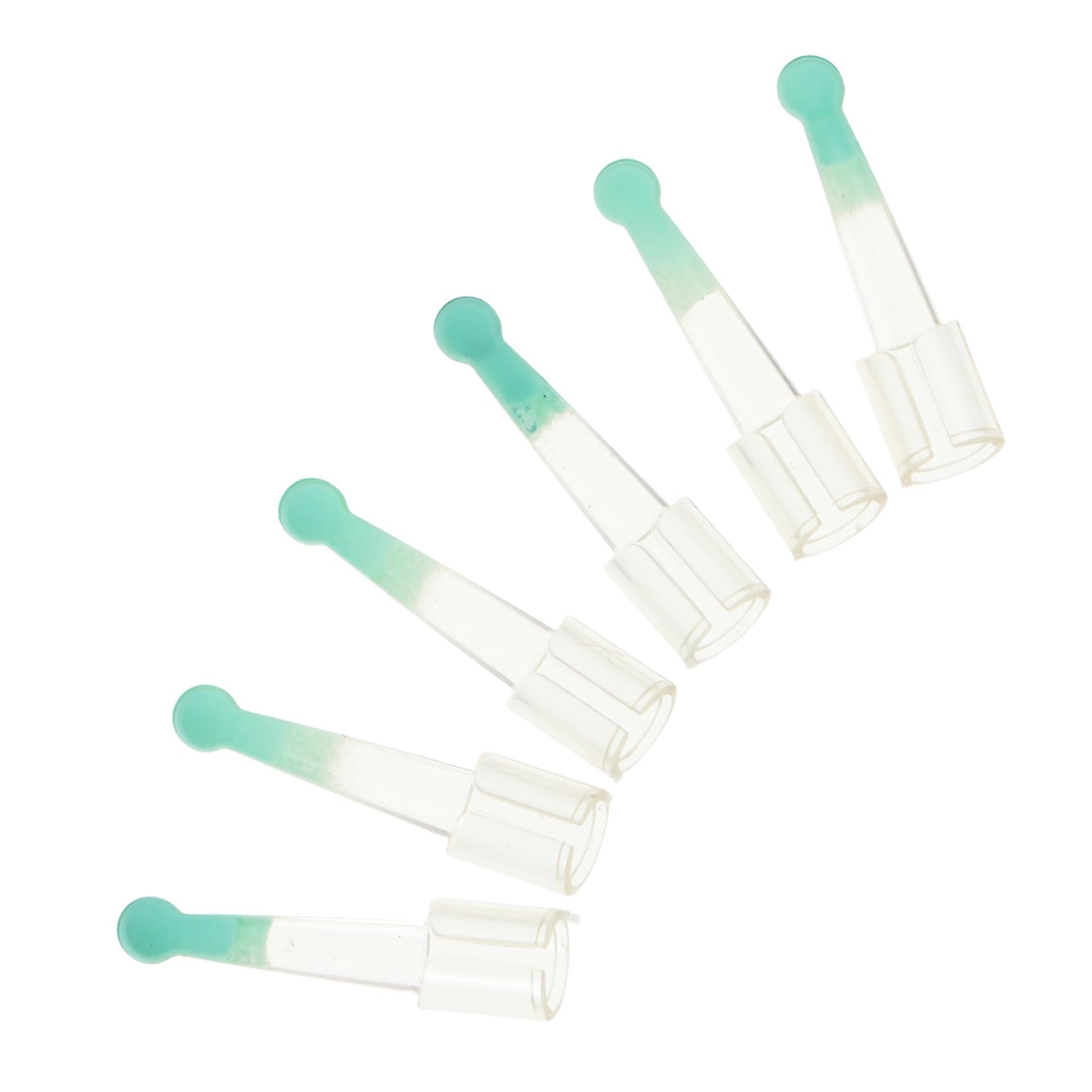 Mikinona 6 Pack Silicone Ear Scoop Replacement Heads Ear Wax Removal Tips Gentle for Adults Boys and Girls Reusable