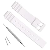 Waterproof Natural Resin Replacement Watch Band for Casio Women's LRW200H