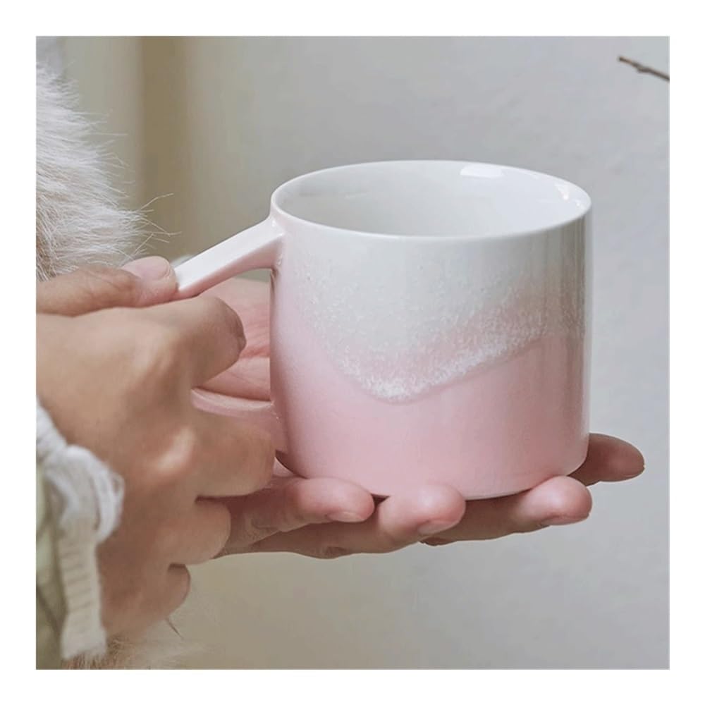 Ceramiczny kubek do kawy Kubek ceramiczny podszkliwny w kolorze śniadaniowym, odpowiedni do kawy i mleka Filiżanki kawy