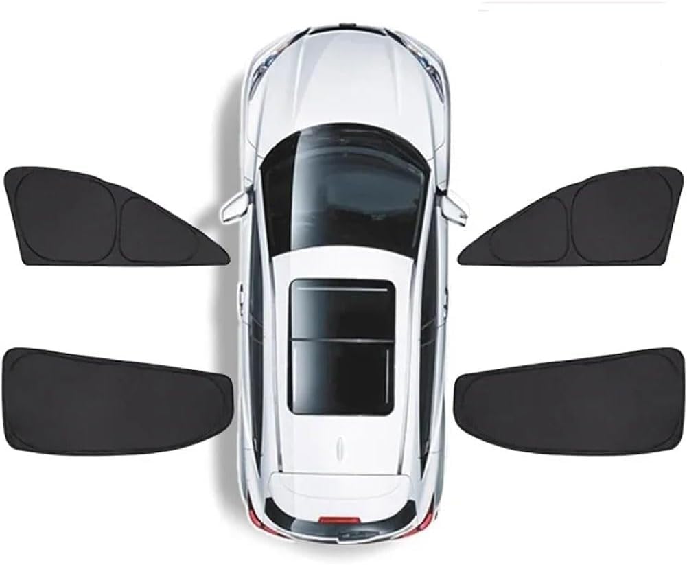 IXEUYN Car Window Sunshades for Suzuki Fronx 2023-, Custom Fully Shading Shades Visor Anti-UV Foldable Privacy Blinds Front Rear Sun Shade Cover Protection Accessories,C/4 side windows