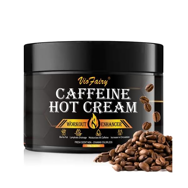 Caffeine Anti Cellulite Hot Cream, Body Sculpting Cellulite Workout Cream for Women & Men , Anti-Cellulite Remover Creams, Natural Sweat Workout Enhancer, Thighs Belly Butt Firming Legs Slimming Cream