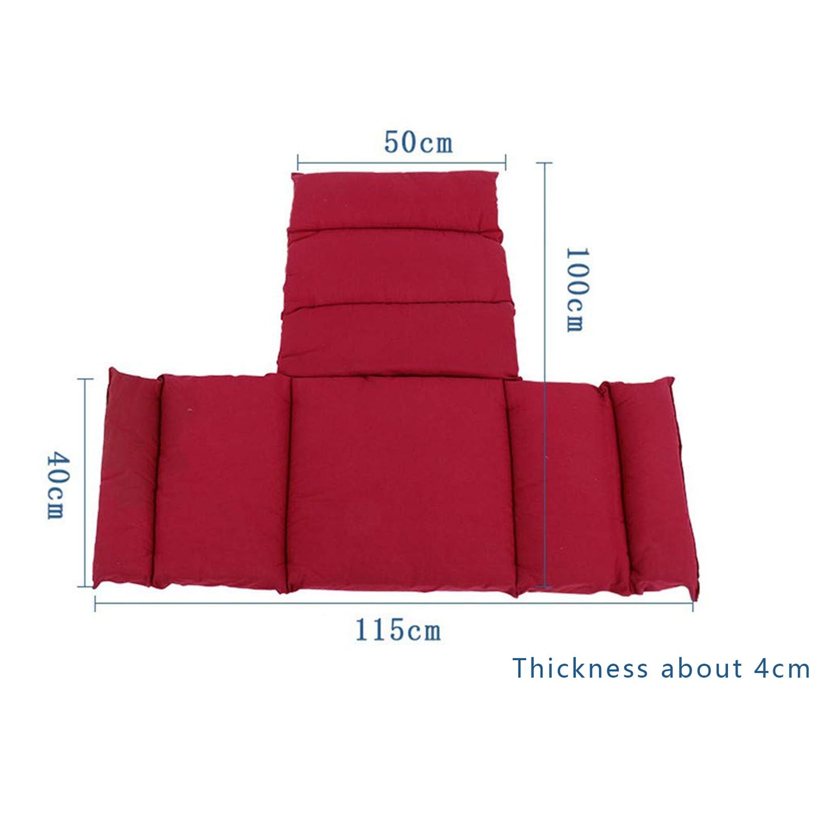 Cojín de Silla de Ruedas, Cojín Reductor de Presión para Silla de Ruedas con Soporte de Espalda, Lavable, Funda para Silla de Ruedas de Poliéster/Algodón, Antiescaras