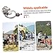 WOONEKY Portable Stainless Steel Gas Stove with Regulator for Camping Bbq Hiking and Outdoor Cooking Activities and Design for All Cooking Needs