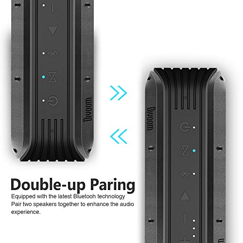Image of Divoom Power- Premium Wireless Bluetooth Speaker, Divoom Voombox Power with IPX 6 Waterproof and powerbank Function (Black)