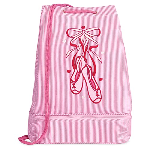 Lillian Vernon Personalized Kids Pink Ballet Bag, 16