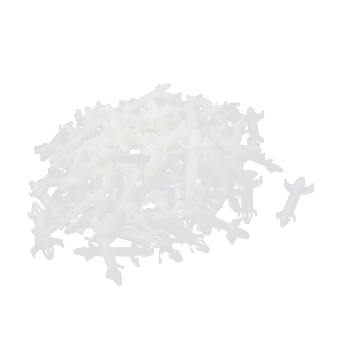 Aexit 100Pcs Nylon Shaft Collars Reverse Locking Circuit Boards Support PCB Heat Shrinkable Shaft Collars Spacer CS-1219