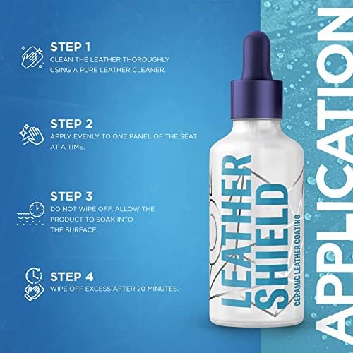 GYEON Quartz LeatherShield 50ml - Advanced Sio2 Ceramic Coating for Leather - All Types of Natural Leather and Vegan Leather Alike - Does Not Change Finish of Your Upholstery - Repels Dirt and Liquid 7 GYEON Quartz LeatherShield 50ml - Advanced Sio2 Ceramic Coating for Leather - All Types of Natural Leather and Vegan Leather Alike - Does Not Change Finish of Your Upholstery - Repels Dirt and Liquid