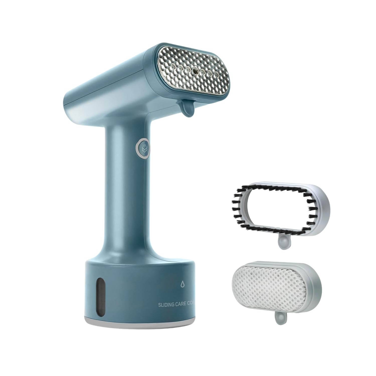 Taurus - Plancha Vertical Vapor Sliding Care Compact 1600W | Lista en 18s | Vapor 25 g/min | Suela Inox | Autoapagado | Depósito 135ml Extraíble | Alta Desinfección | Cepillo Tejidos | Turquesa