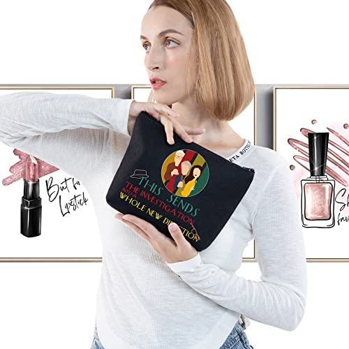 LEVLO Murder TV Show Cosmetic Bag True Crime Fans Gifts OMITB Characters Make Up Zipper Pouch Bag for Women Girls THIS SENDS THE - Image 3