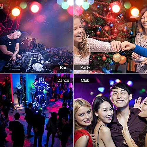 Sunetary E26 E27 Led Rotating Disco Ball Light Bulb, 3W Rgb Lightbulbs Strobe Light Bulb Multi Color Changing Spinning Lights For Dj Parties, Birthday, Club, Bar, Disco, Halloween, Christmas #TOP5