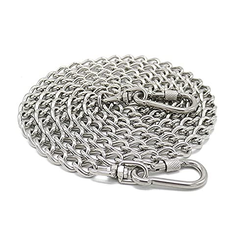 GanzoO D-Ringe 5er Set – Stahl, Silber, 5 Mm Stärke, Für Halsbänder & Paracord