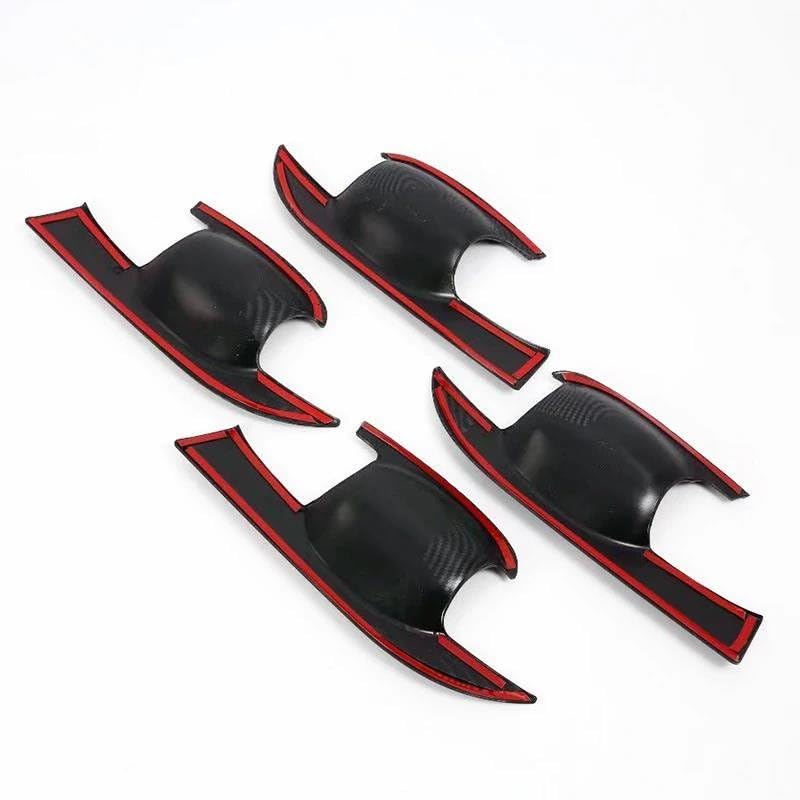 Cuvette poignée extérieure carbone pour Mitsubishi Eclipse Cross 2018 anti-rayure